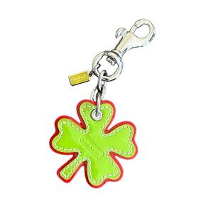 Coach Four-Leaf Clover Bag Charm